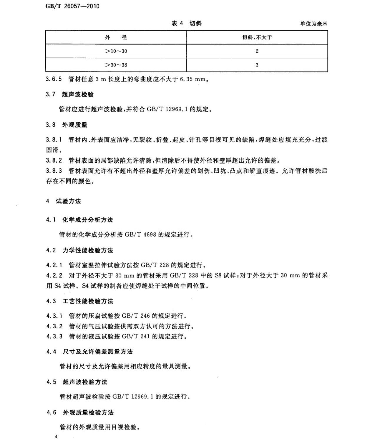 鈦及鈦合金焊接管國家標(biāo)準(zhǔn)GB/T 26057-2010